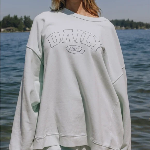 Daily Drills Oversized Hoodie-Lake Day - Picture 3 of 3